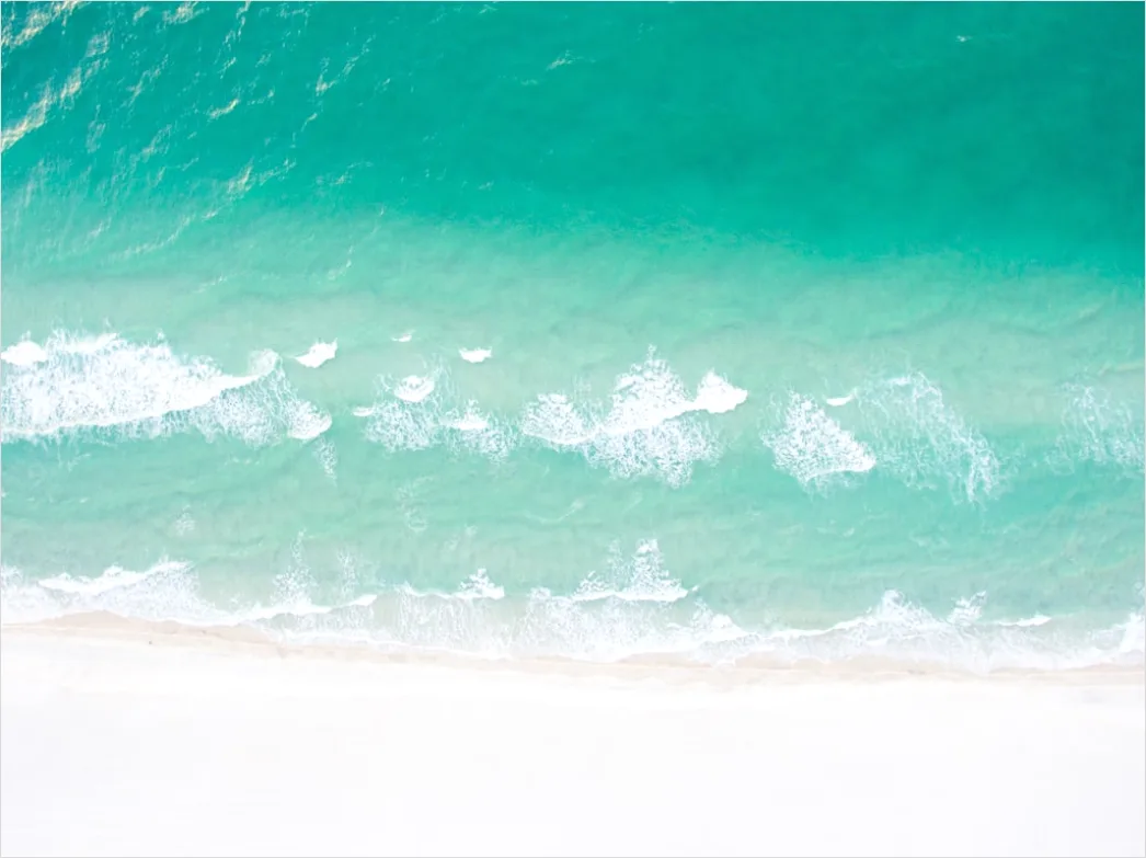 Detail Aerial Ocean Waves Pattern Number 16