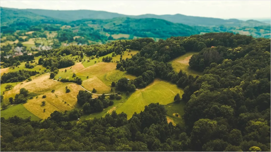 Detail Aerial Panorama Landscape Number 14