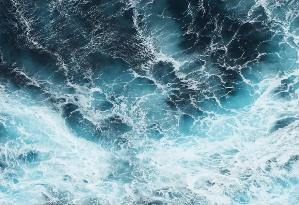 Detail Aerial Sea Foam Texture Number 11