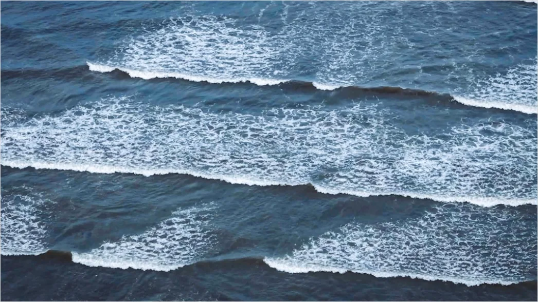 Detail Aerial Sea Foam Texture Number 15