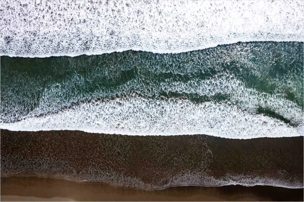 Detail Aerial Sea Foam Texture Number 16