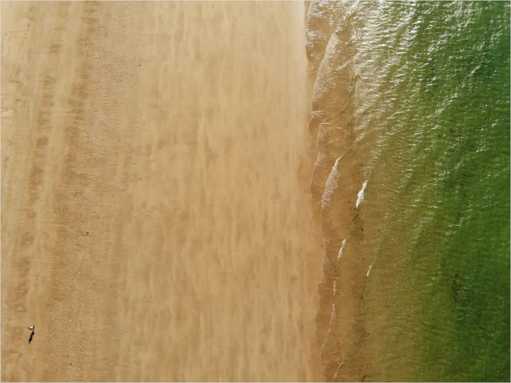 Detail Aerial Sea Foam Texture Number 18