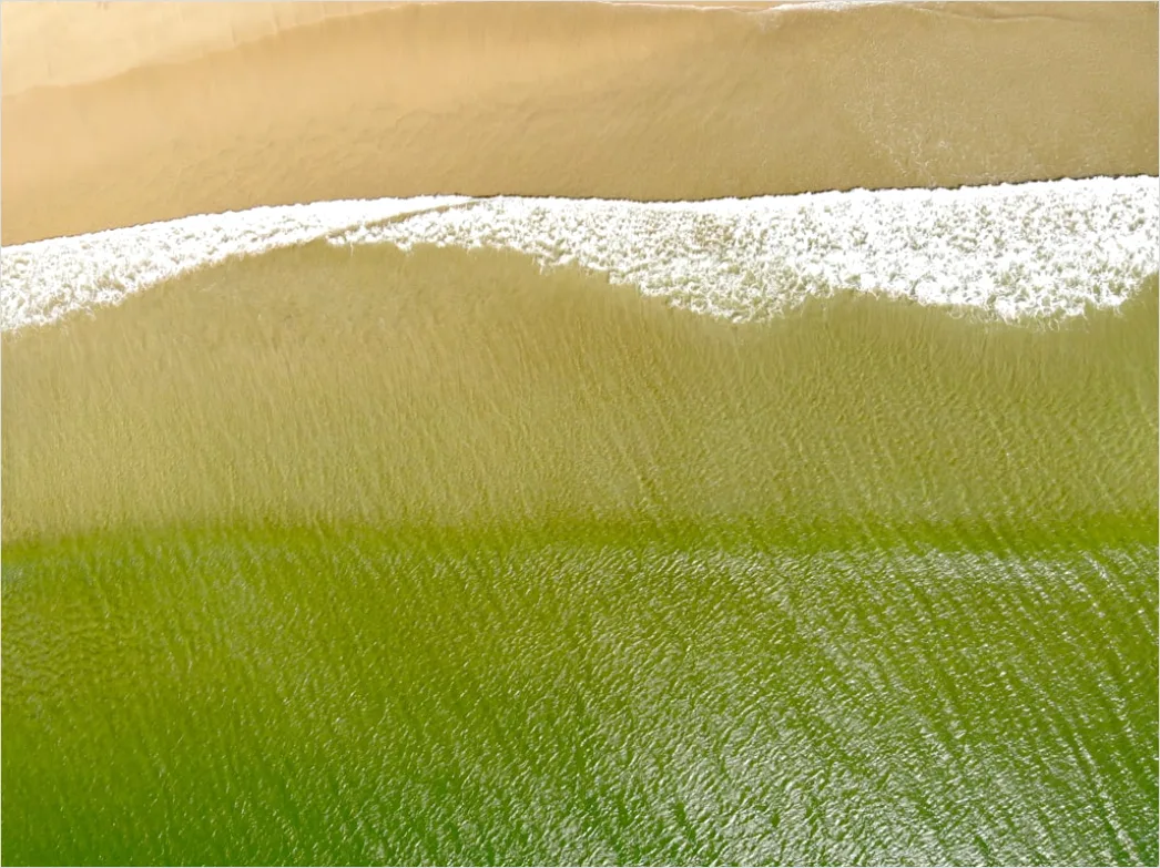 Detail Aerial Sea Foam Texture Number 19