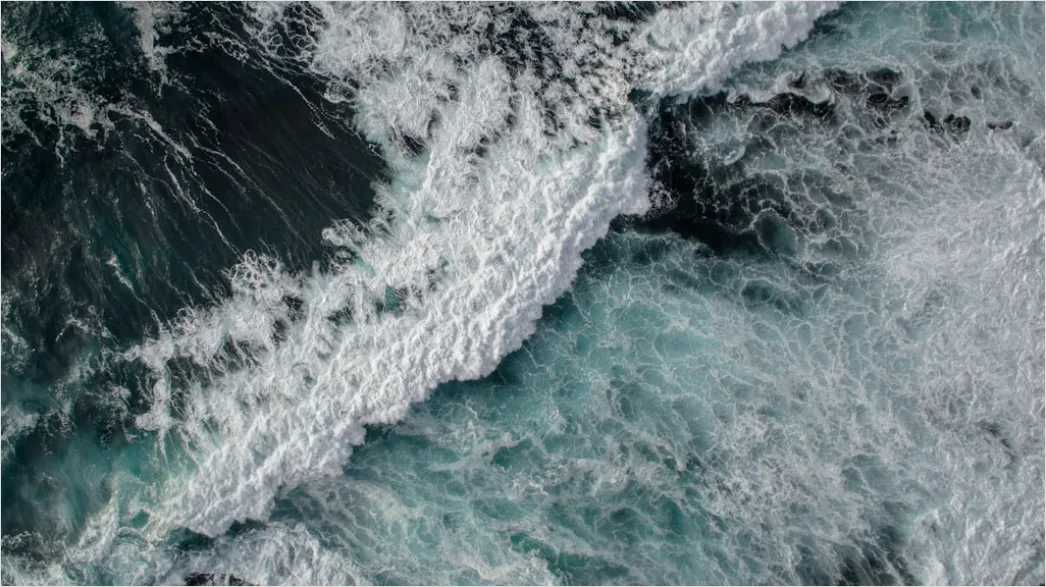 Detail Aerial Sea Foam Texture Number 4