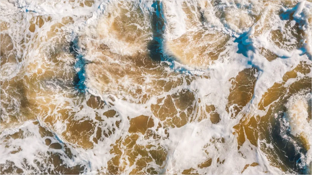 Detail Aerial Sea Foam Texture Number 5