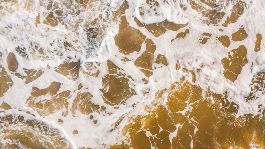 Detail Aerial Sea Foam Texture Number 9