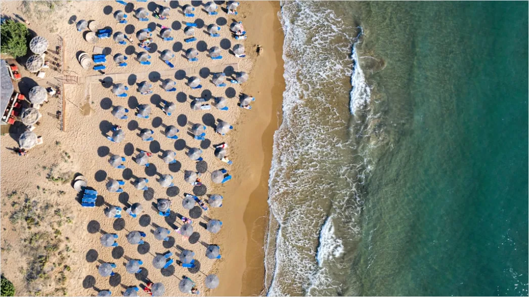 Detail Aerial Shoreline From Above Number 13