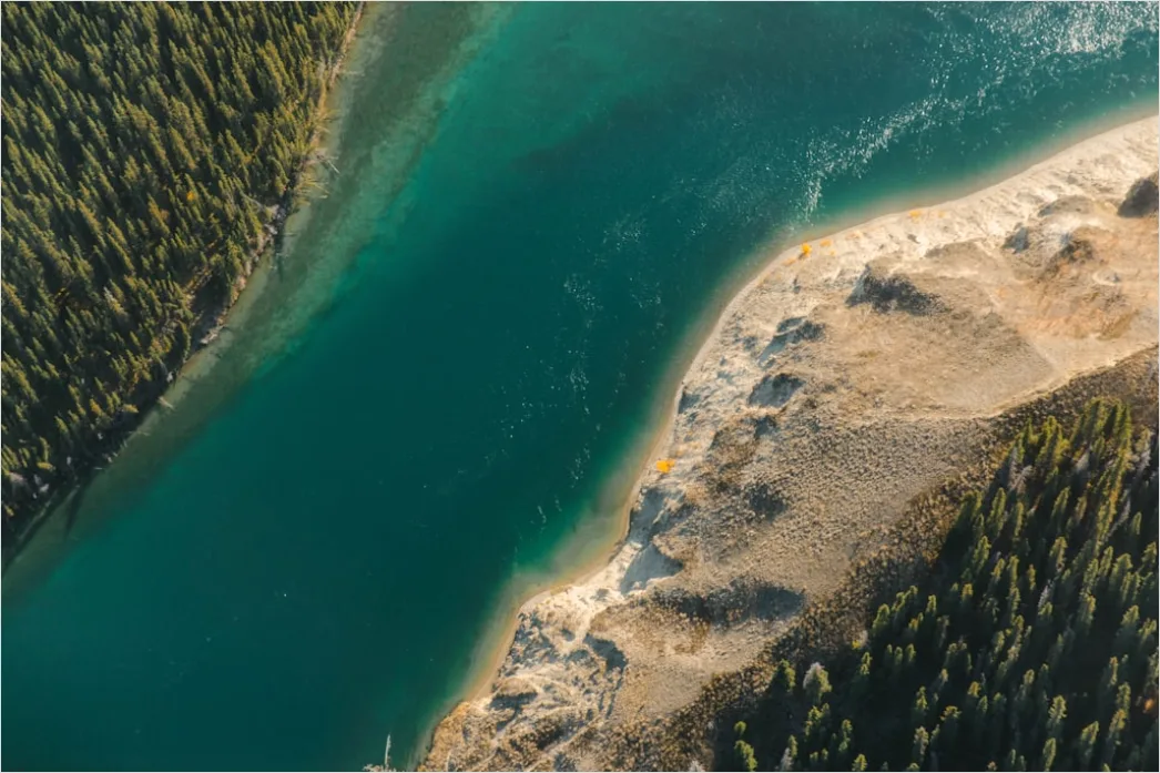 Detail Aerial Shoreline From Above Number 5