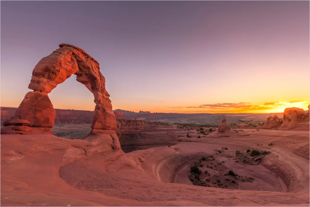 Arches National Park Delicate Arch Sunset 9e4d