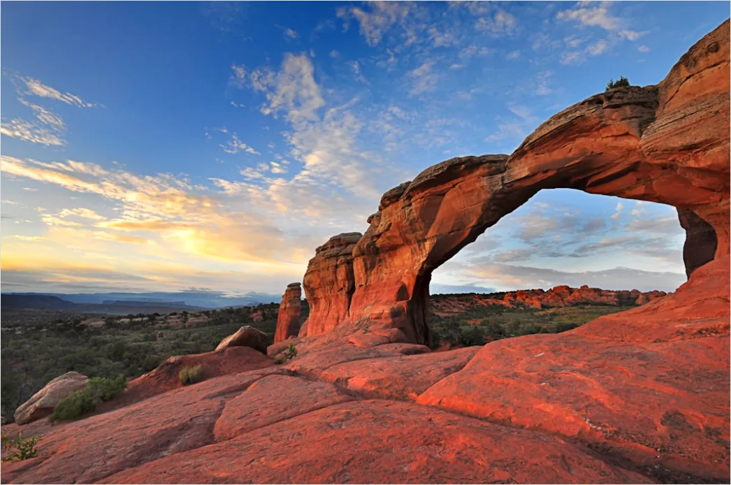 Detail Arches National Park Delicate Arch Sunset Number 4
