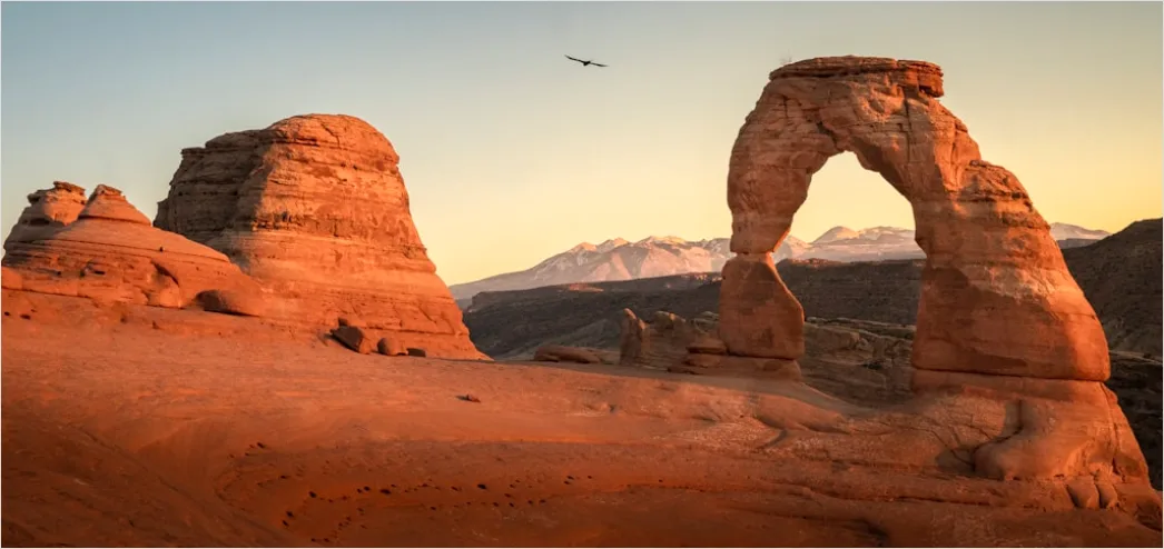 Detail Arches National Park Delicate Arch Sunset Number 7