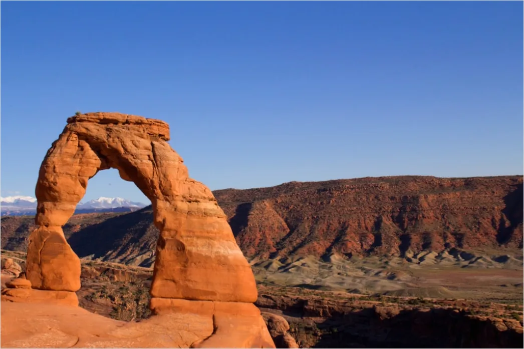 Detail Arches National Park Delicate Arch Sunset Number 10