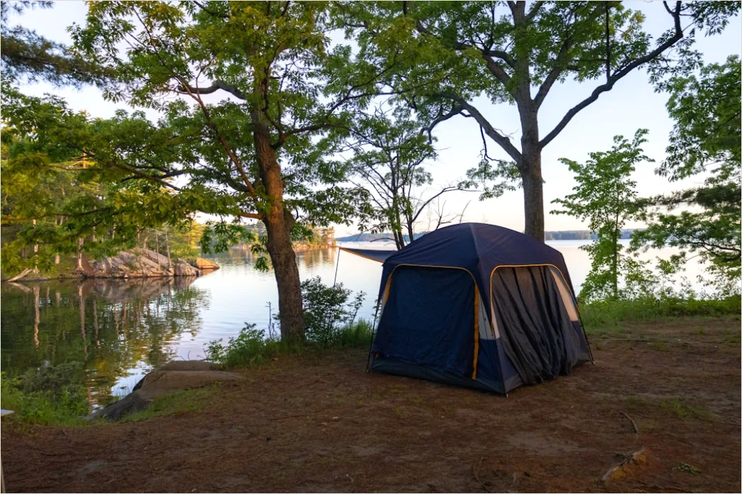 Detail Camping Gear Setup Campsite Scene Number 13