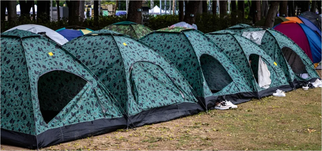 Detail Camping Gear Setup Campsite Scene Number 16