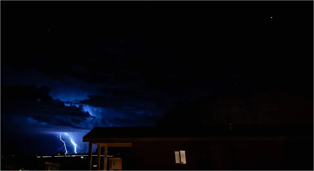 Detail Cloud To Ground Lightning Desert Number 11