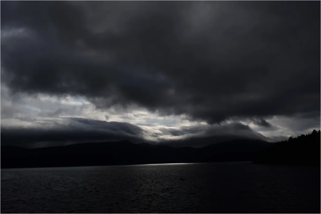 Detail Dark Sky Before Storm Horizon Number 9