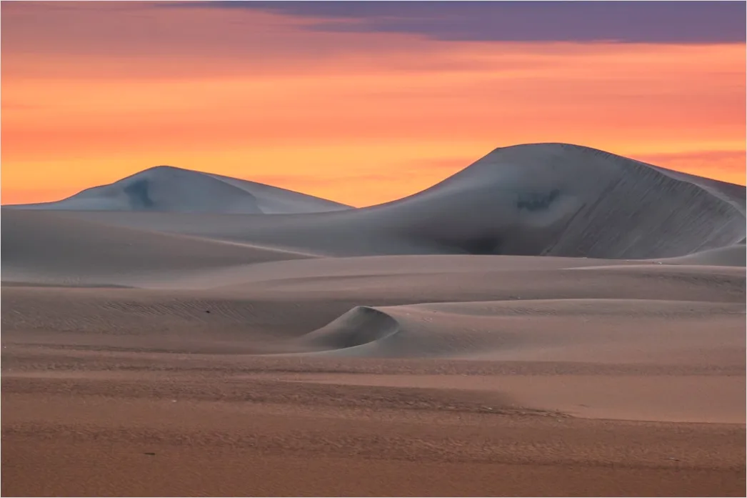 Detail Desert Dunes Golden Hour Shadows Number 3