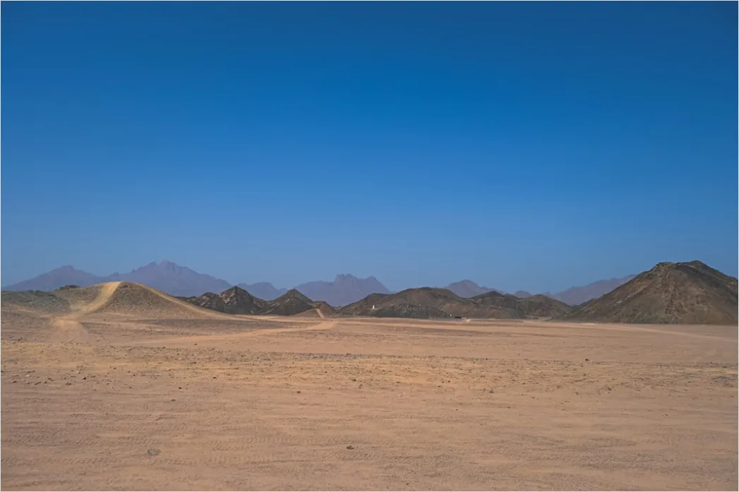 Detail Desert Landscape Harsh Midday Sun Number 2