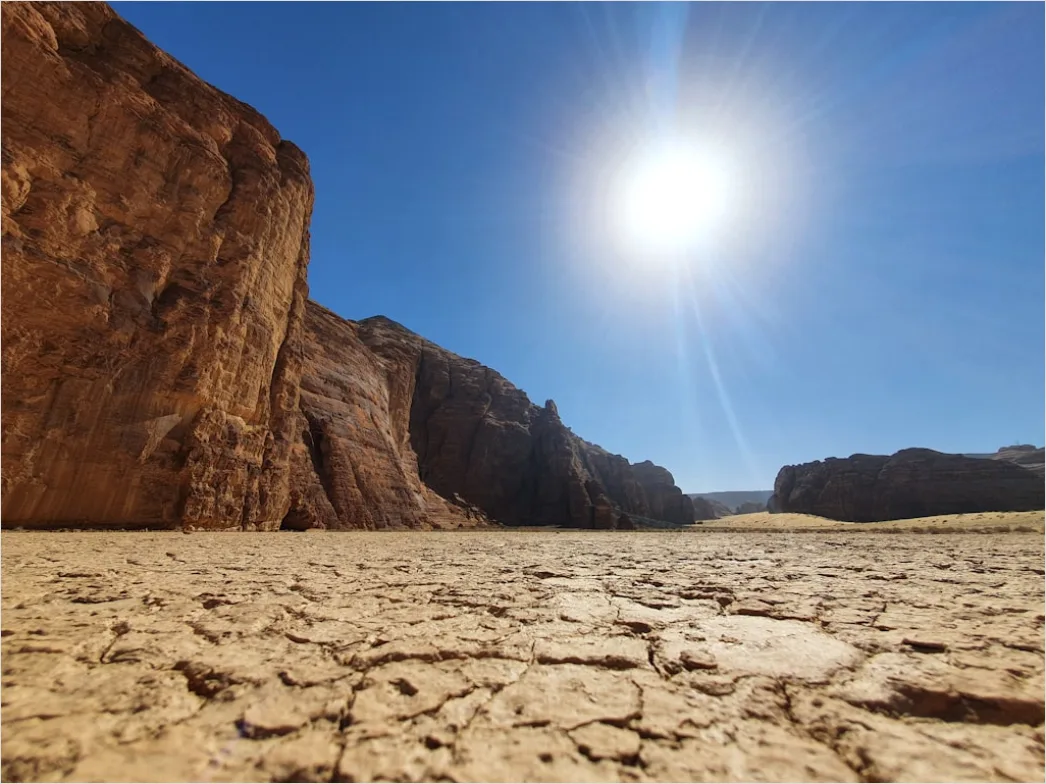 Detail Desert Landscape Harsh Midday Sun Number 4