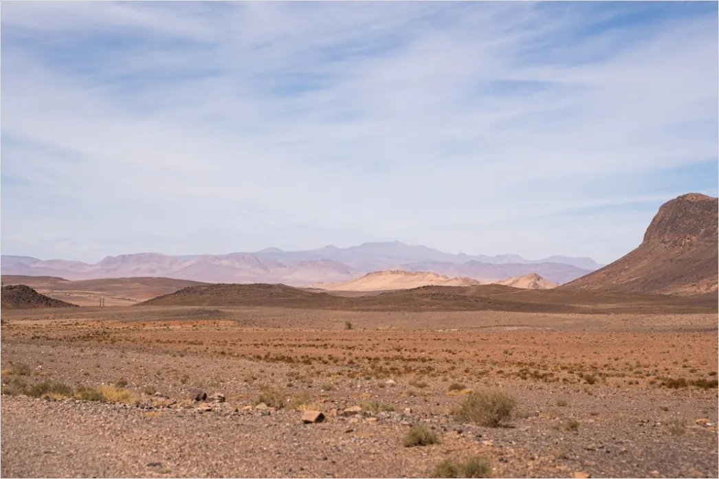 Detail Desert Landscape Harsh Midday Sun Number 10