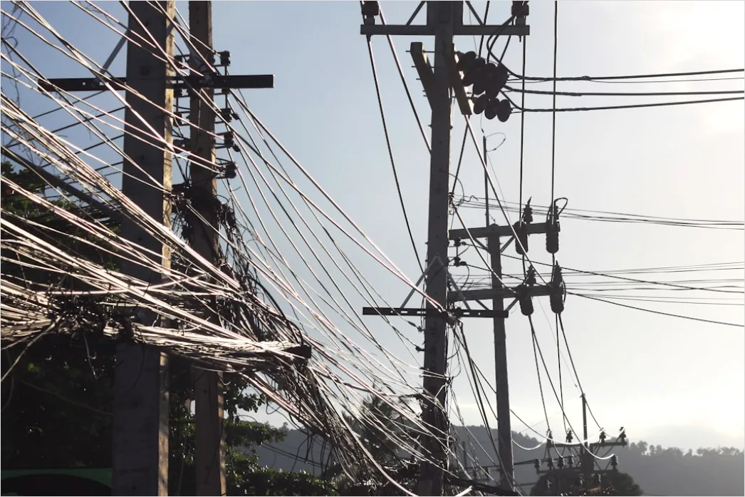 Detail Downed Power Lines Storm Damage Number 2