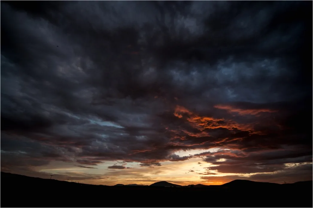 Detail Dramatic Clouds Sunset Golden Hour Number 13