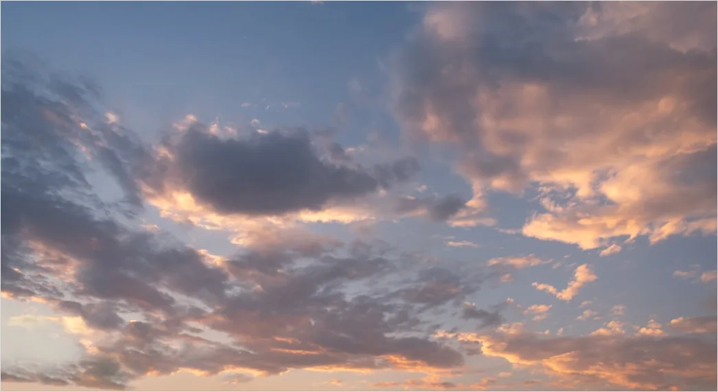 Detail Dramatic Clouds Sunset Golden Hour Number 5