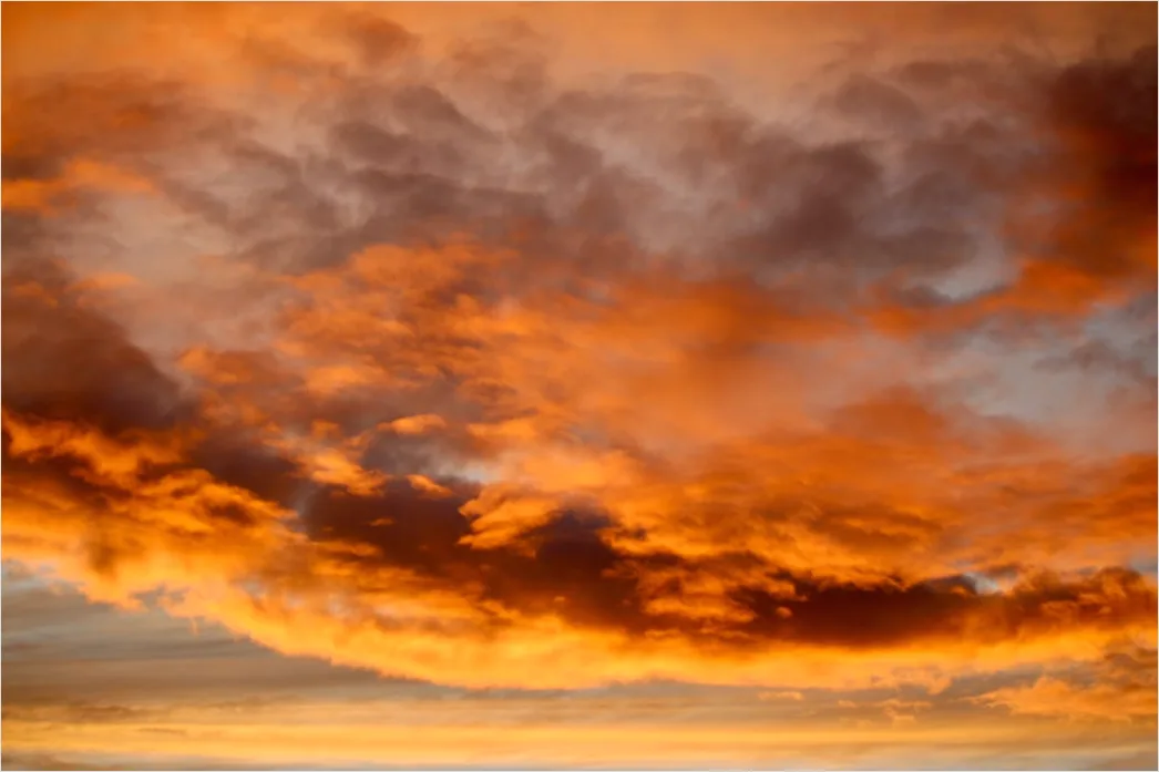 Detail Dramatic Clouds Sunset Golden Hour Number 7