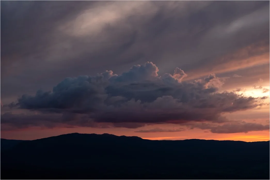 Detail Dramatic Sunrise After Storm Clouds Number 19