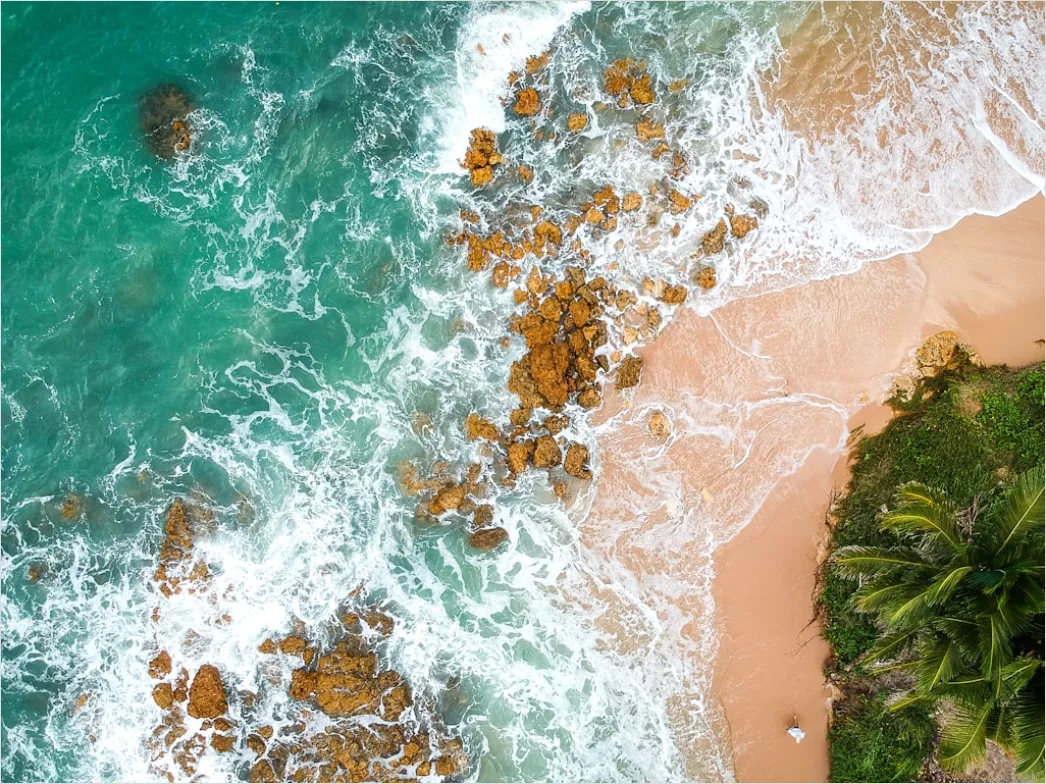 Detail Drone Beach Aerial View Number 11