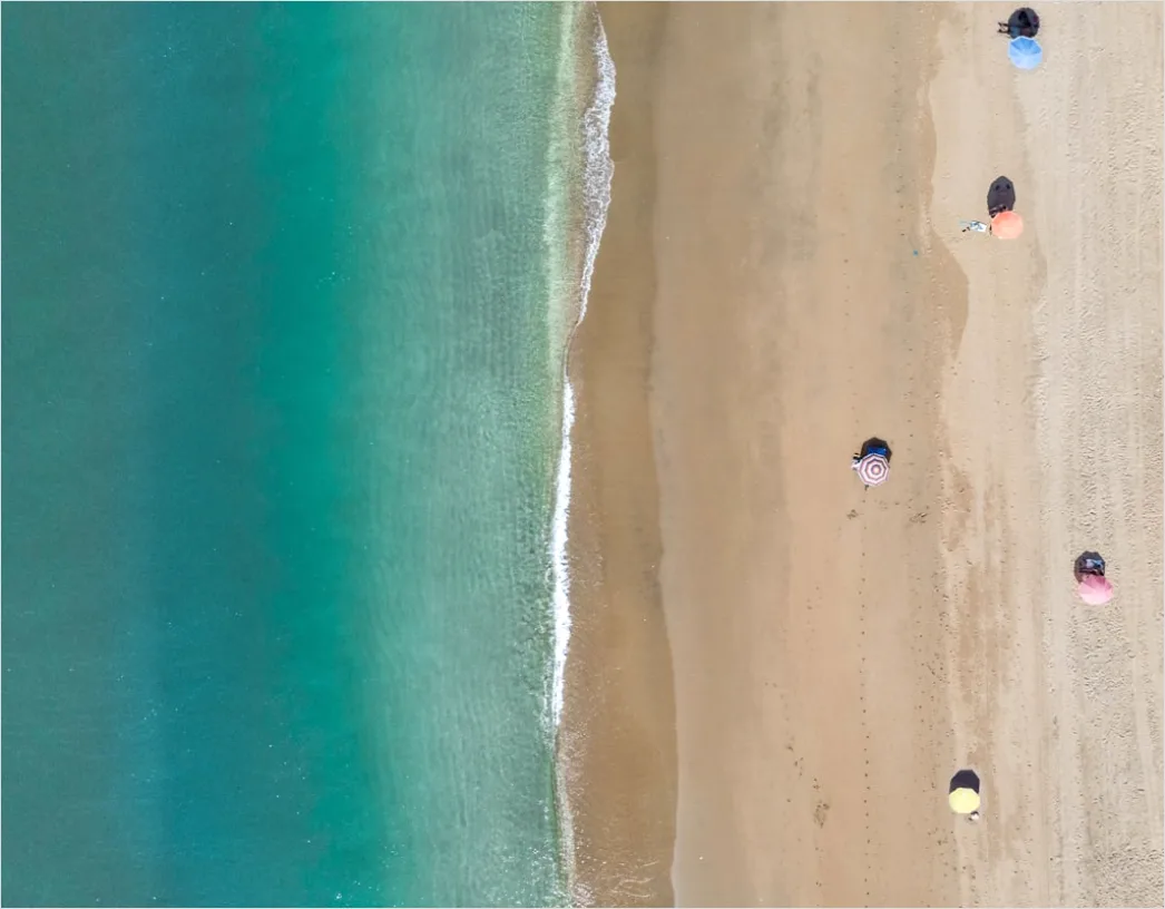 Detail Drone Beach Aerial View Number 12