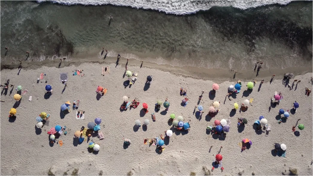 Detail Drone Beach Aerial View Number 15