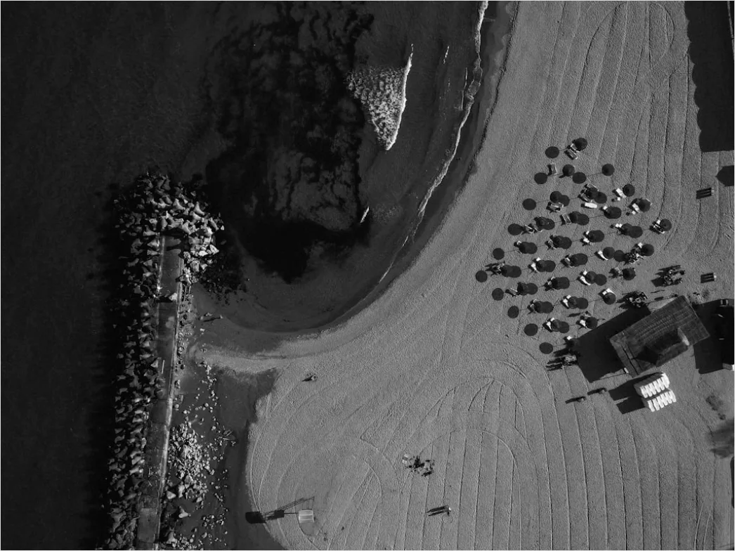 Detail Drone Beach Aerial View Number 16