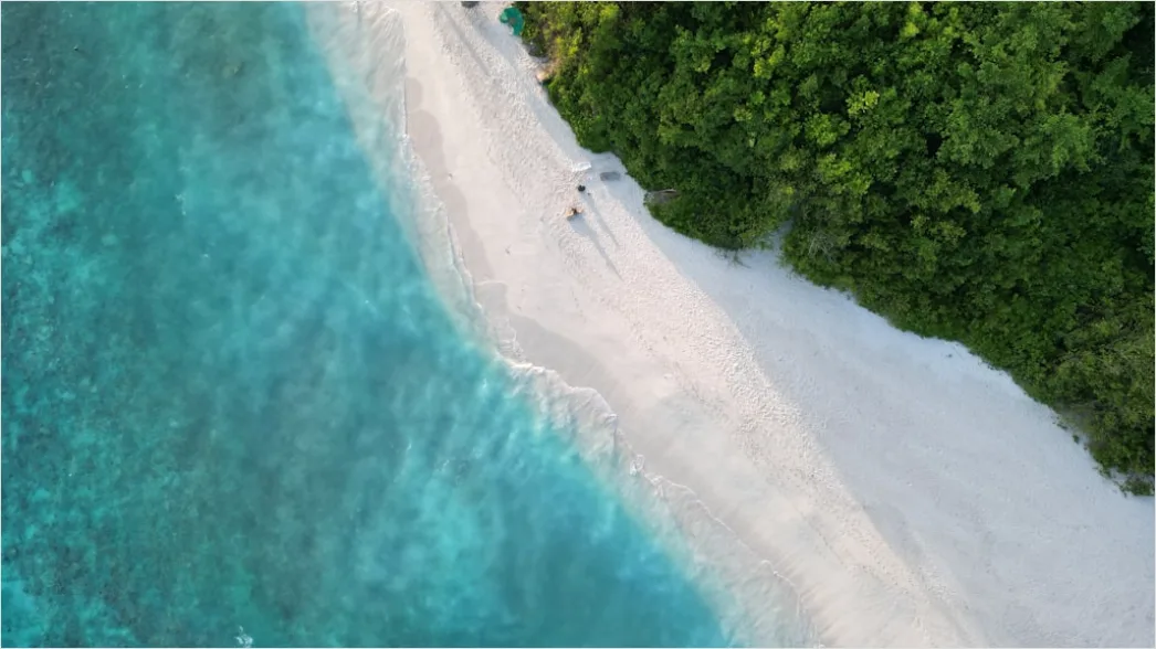 Detail Drone Beach Aerial View Number 17
