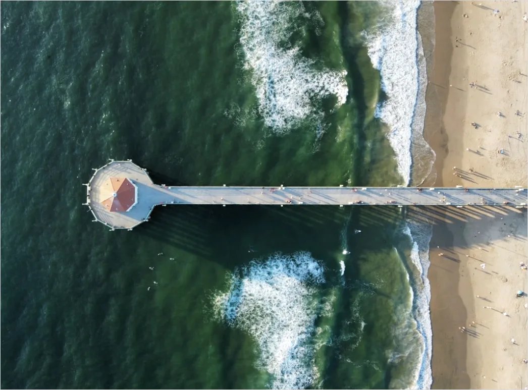 Detail Drone Beach Aerial View Number 18