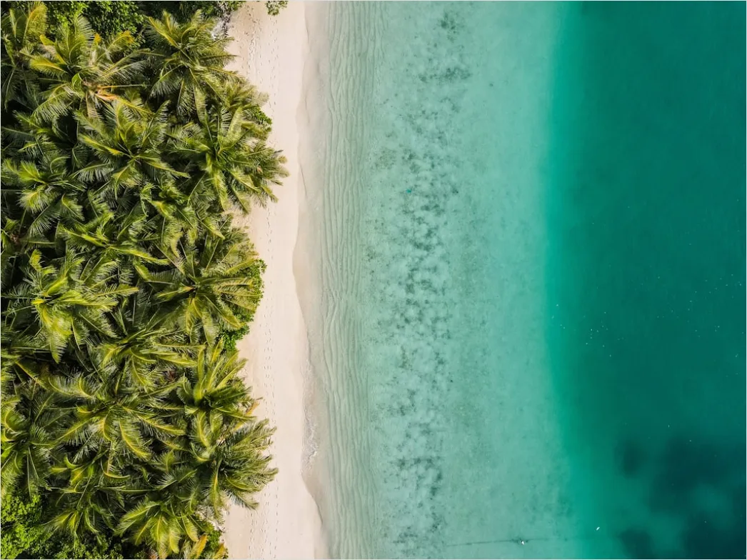 Detail Drone Beach Aerial View Number 3