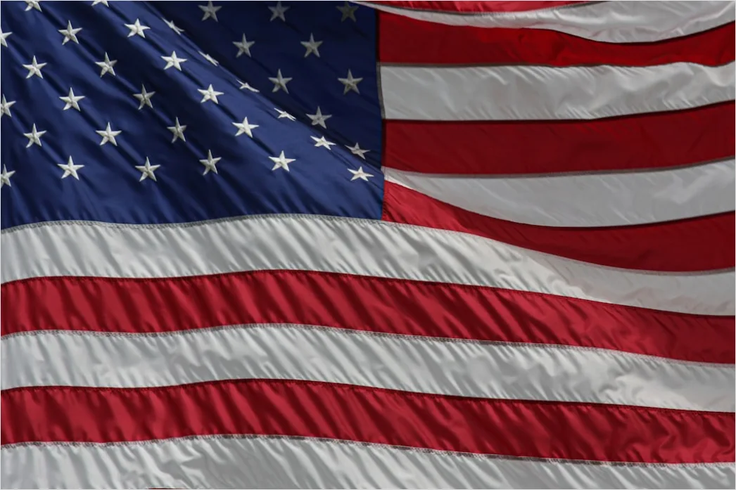 Detail Flag Blowing Strong Wind Close Up Number 2