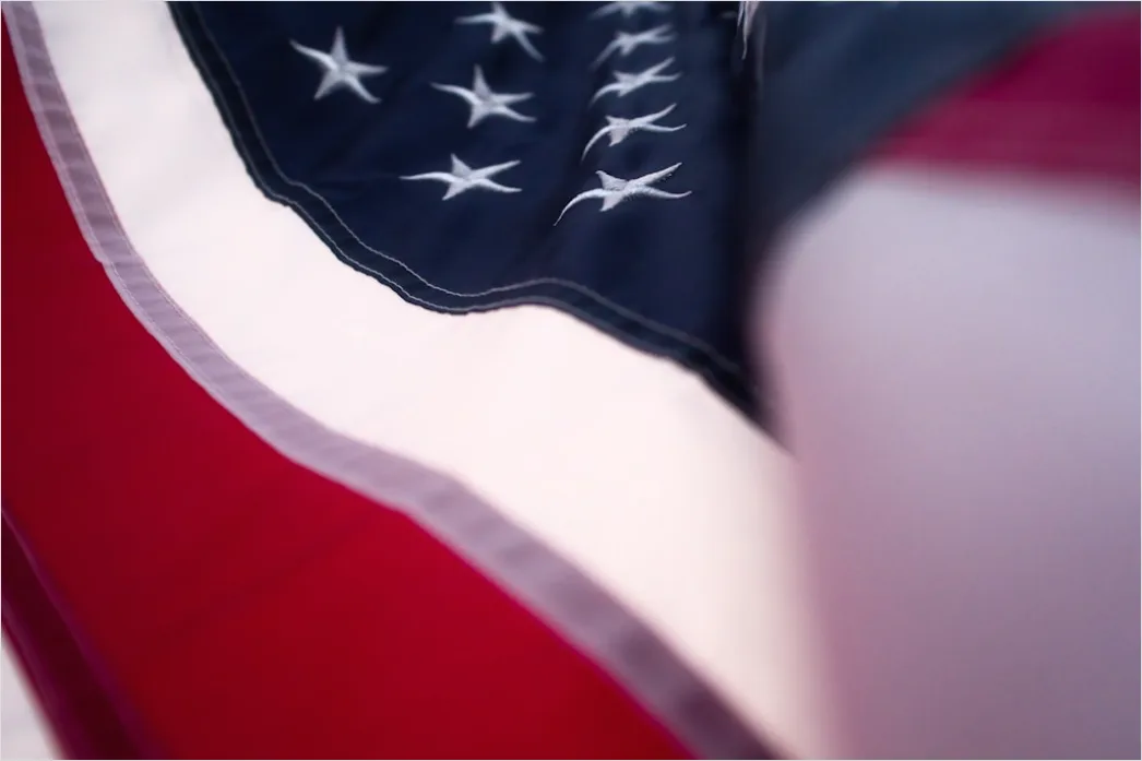Detail Flag Blowing Strong Wind Close Up Number 12