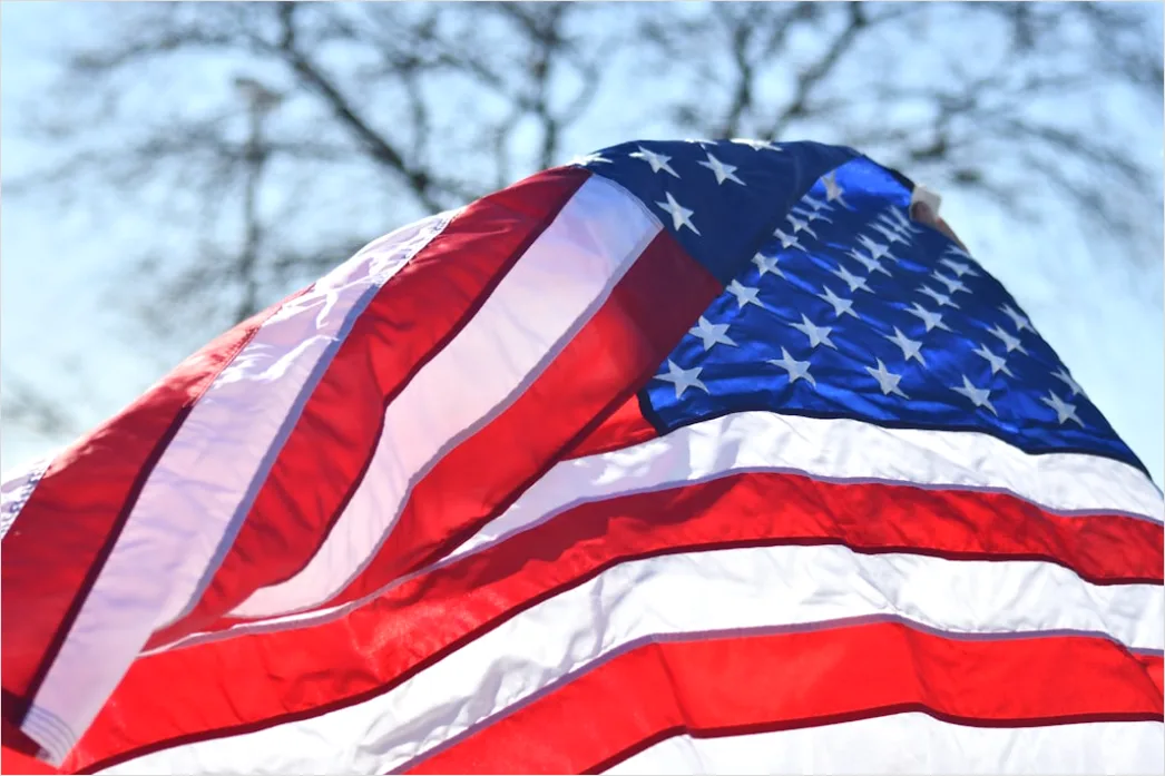 Detail Flag Blowing Strong Wind Close Up Number 18
