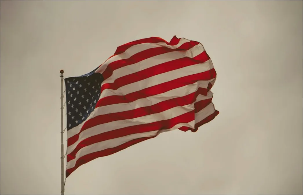 Detail Flag Blowing Strong Wind Close Up Number 19