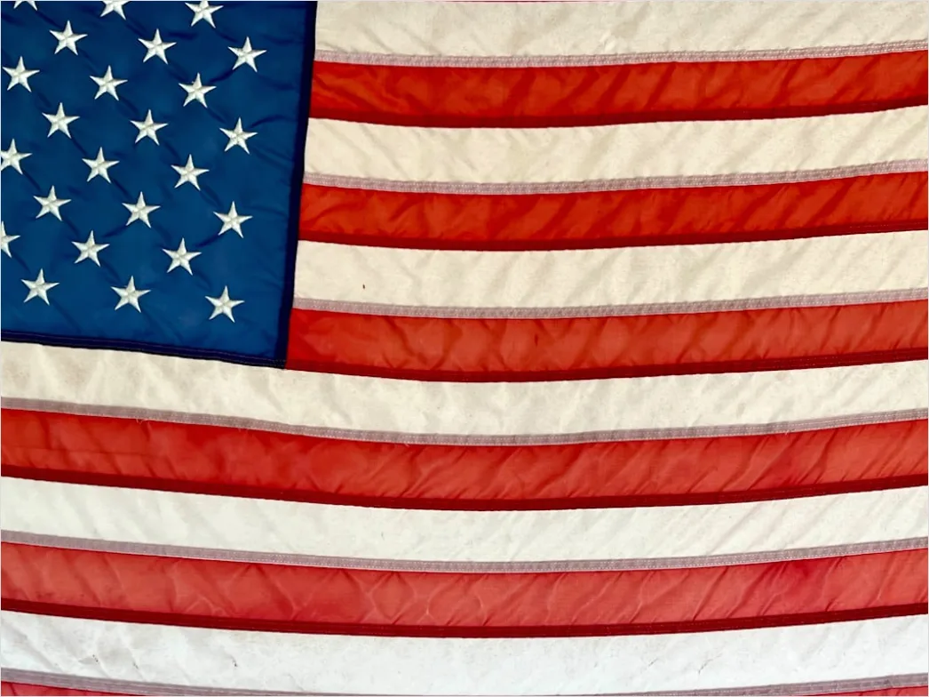 Detail Flag Blowing Strong Wind Close Up Number 4