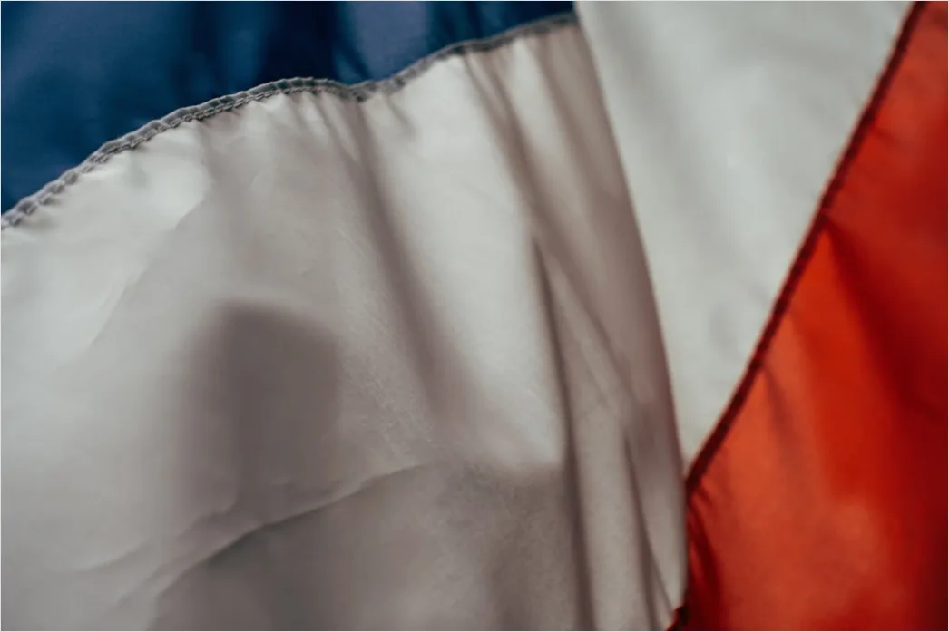 Detail Flag Blowing Strong Wind Close Up Number 10