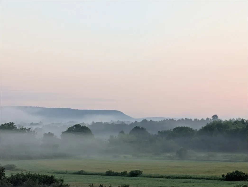 Detail Fog Rolling Over Hills Dawn Number 18