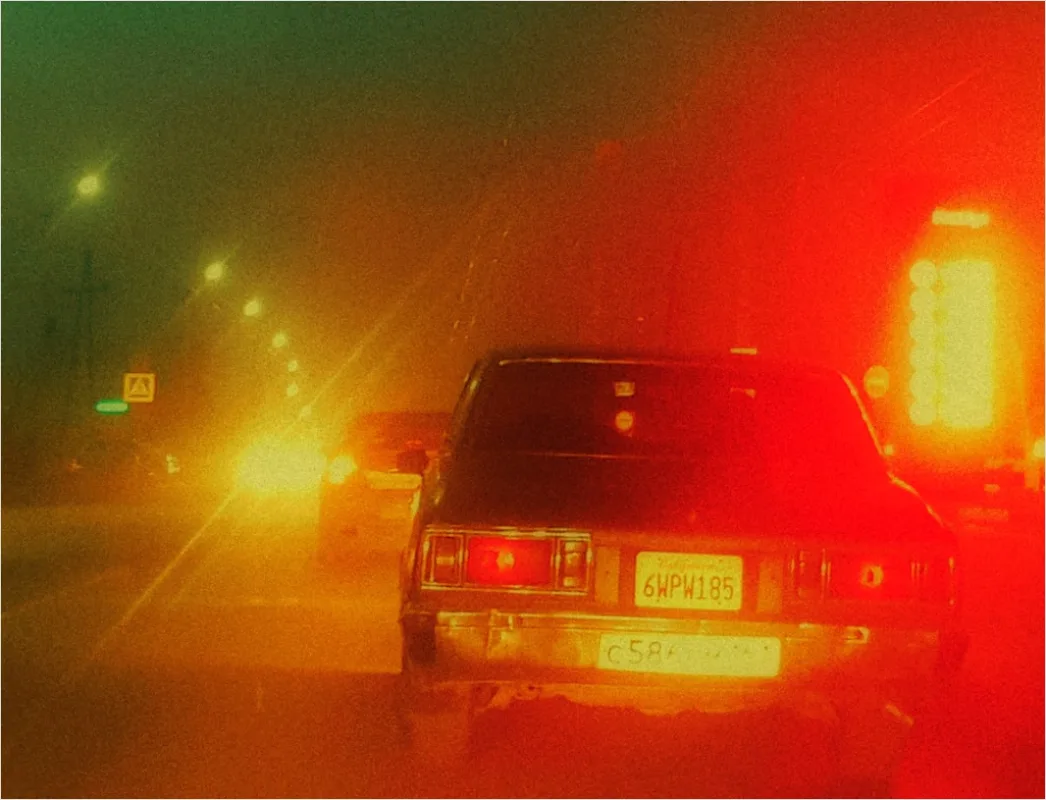 Detail Foggy Road Headlights Low Visibility Number 18