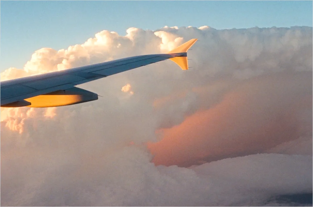 Detail Glory Rainbow Clouds Airplane View Number 15