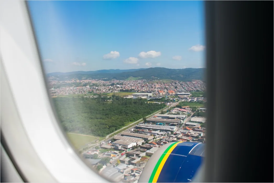 Detail Glory Rainbow Clouds Airplane View Number 16