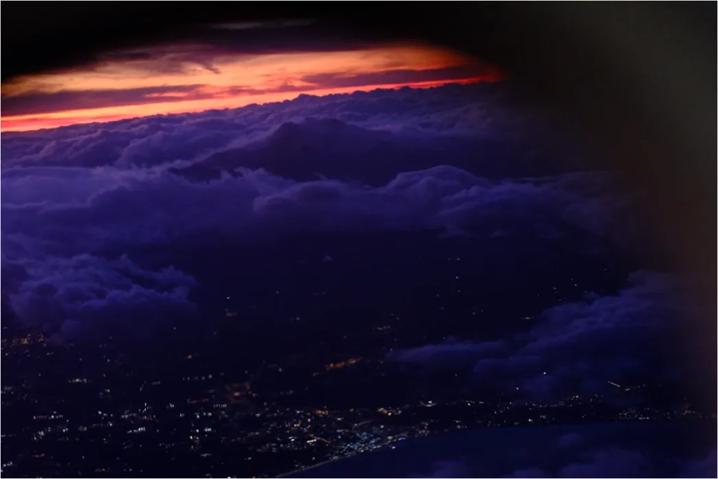 Detail Glory Rainbow Clouds Airplane View Number 19