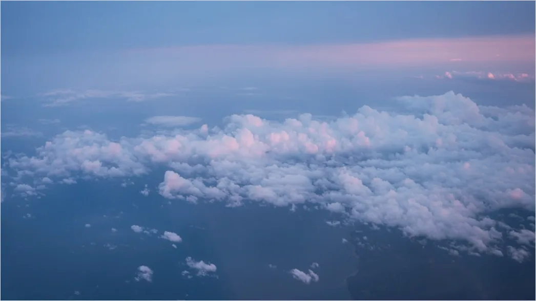 Detail Glory Rainbow Clouds Airplane View Number 6