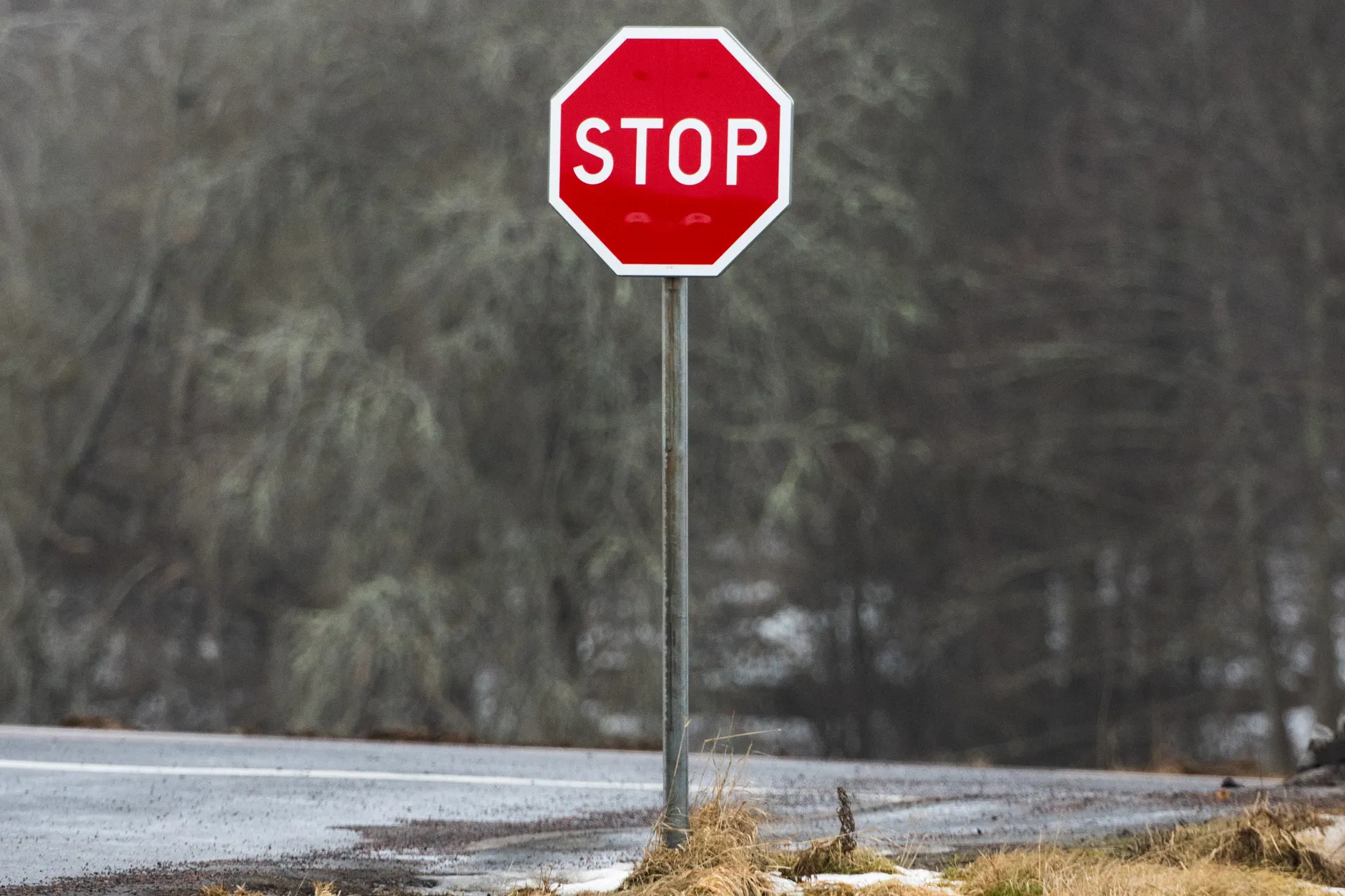 Detail Icy Road Surface Warning Background Number 7