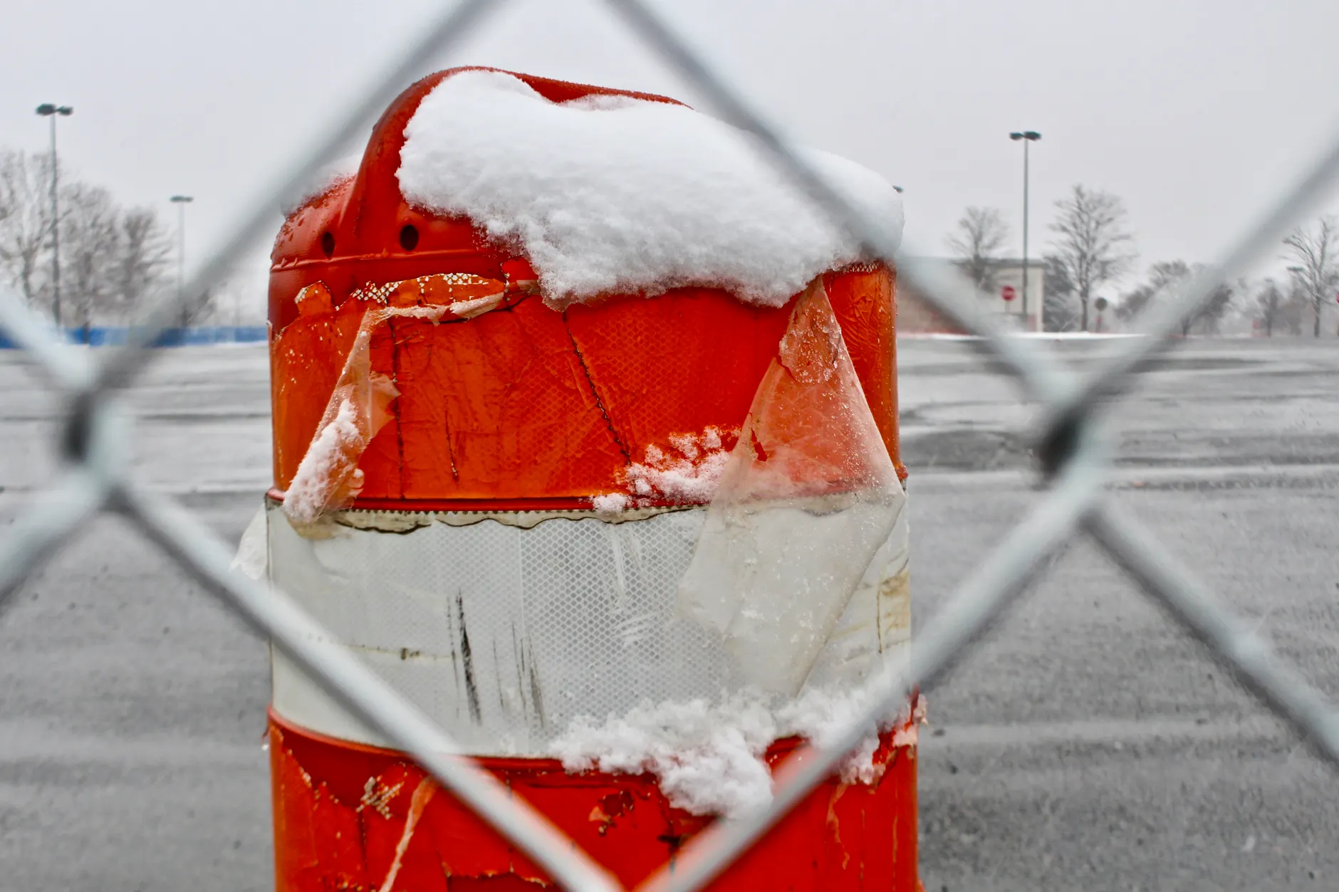 Detail Icy Road Surface Warning Background Number 8